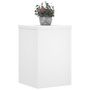 Voir la diapositive 3 : VIDAXL Supports pour plantes 2 pcs blanc 20x20x30 cm bois d'ingenierie