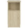 Voir la diapositive 5 : VIDAXL Table d'appoint Chene sonoma 36x30x56 cm Bois d'ingenierie