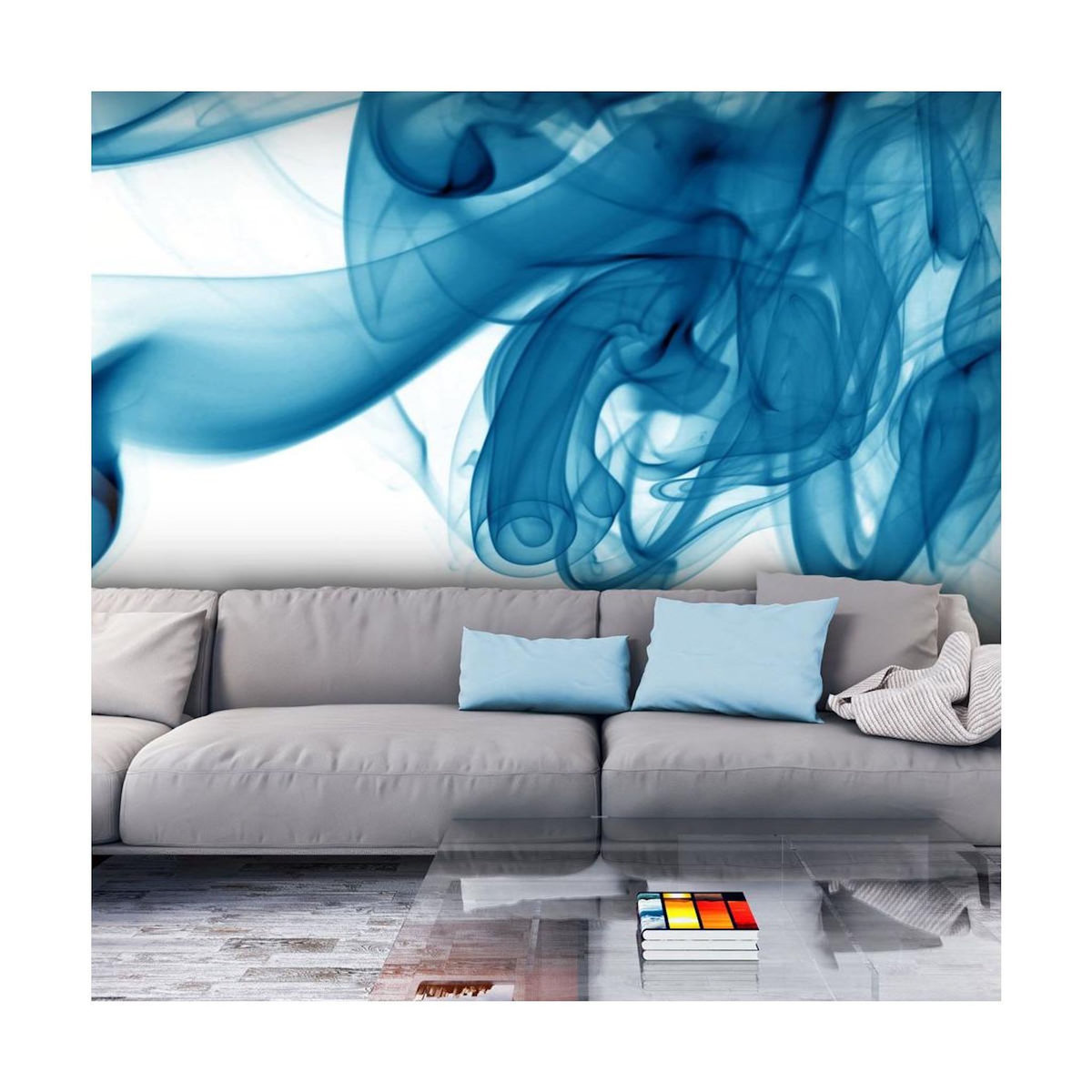 Paris Prix Papier Peint  Fumée Bleue