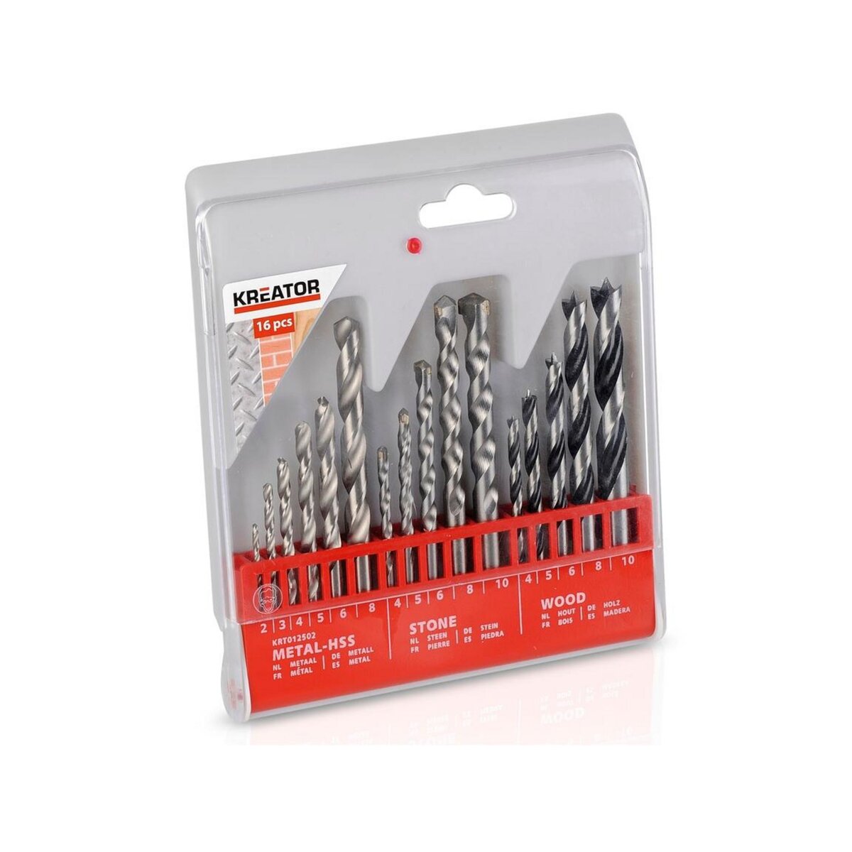 KREATOR Assortiment de 16 forets mixtes