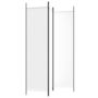 Voir la diapositive 5 : VIDAXL Cloison de separation 3 panneaux Blanc 150x200 cm Tissu