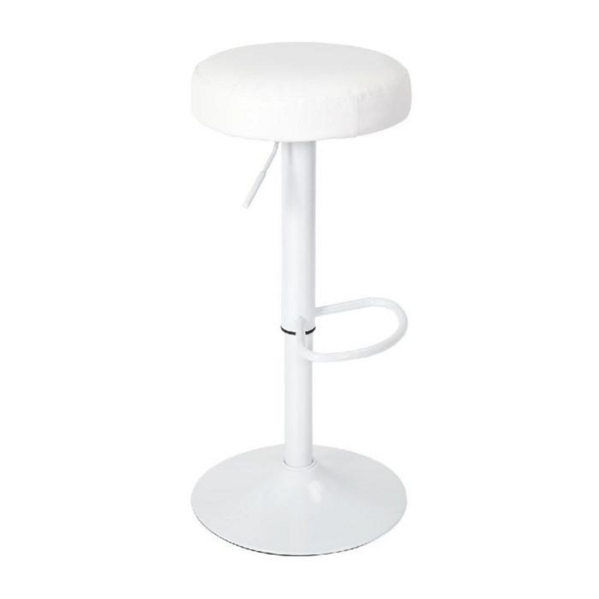 Paris Prix Lot de 2 Tabourets de Bar  Mumford  63-83cm Blanc