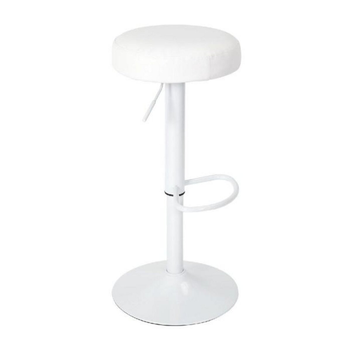 Paris Prix Lot de 2 Tabourets de Bar  Mumford  63-83cm Blanc