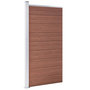 Voir la diapositive 2 : VIDAXL Panneau de cloture WPC 95x186 cm Marron