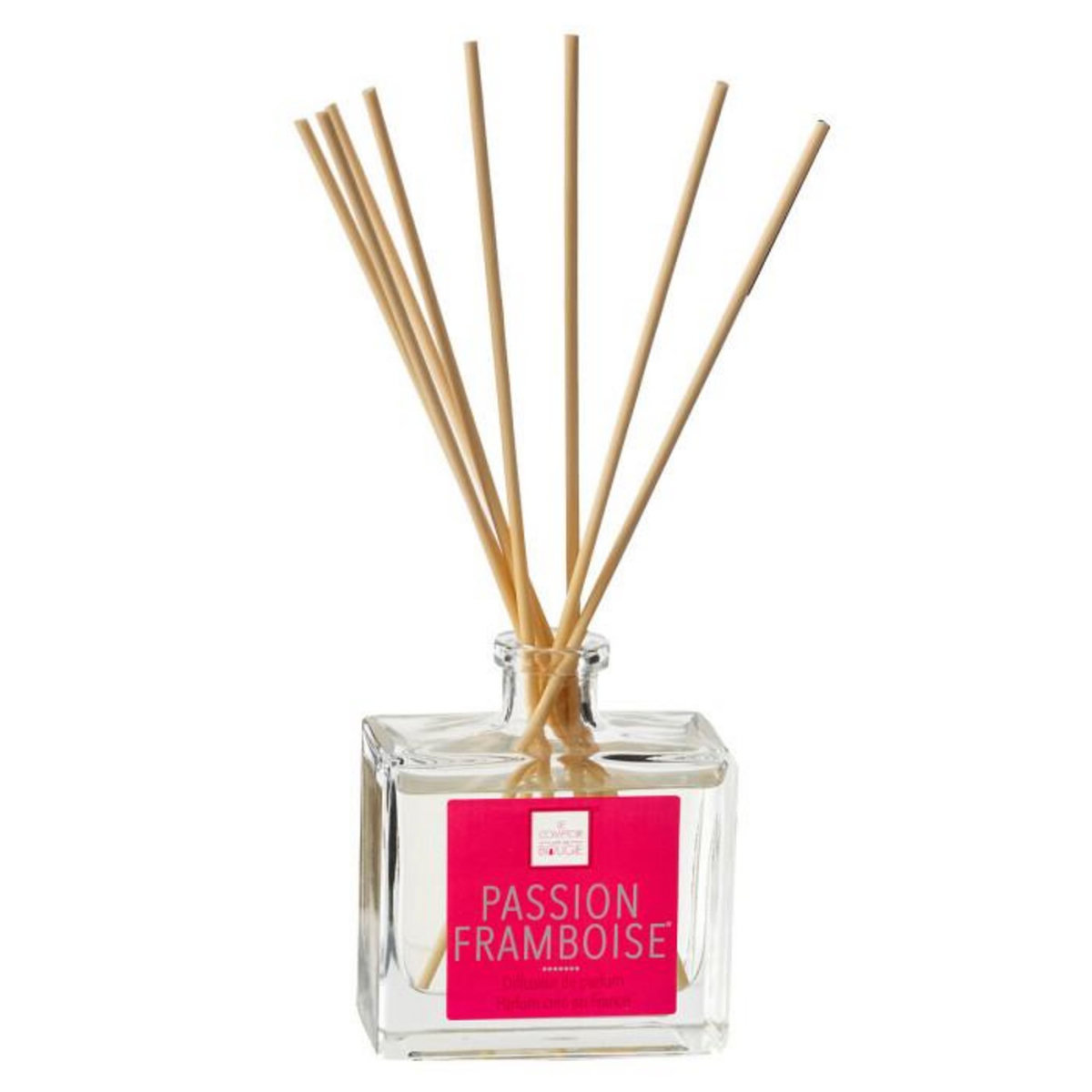 COMPTOIR DE LA BOUGIE Diffuseur de Parfum & 8 Bâtonnets  Eléa  160ml Framboise Passion