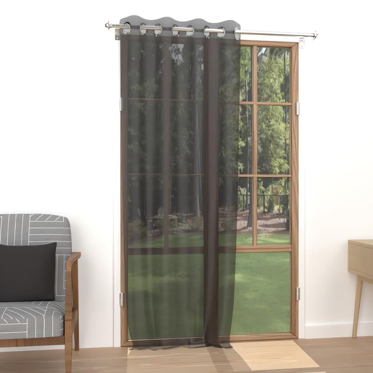 SOLEIL D'OCRE Voilage à oeillets ALIX, par Soleil d'ocre