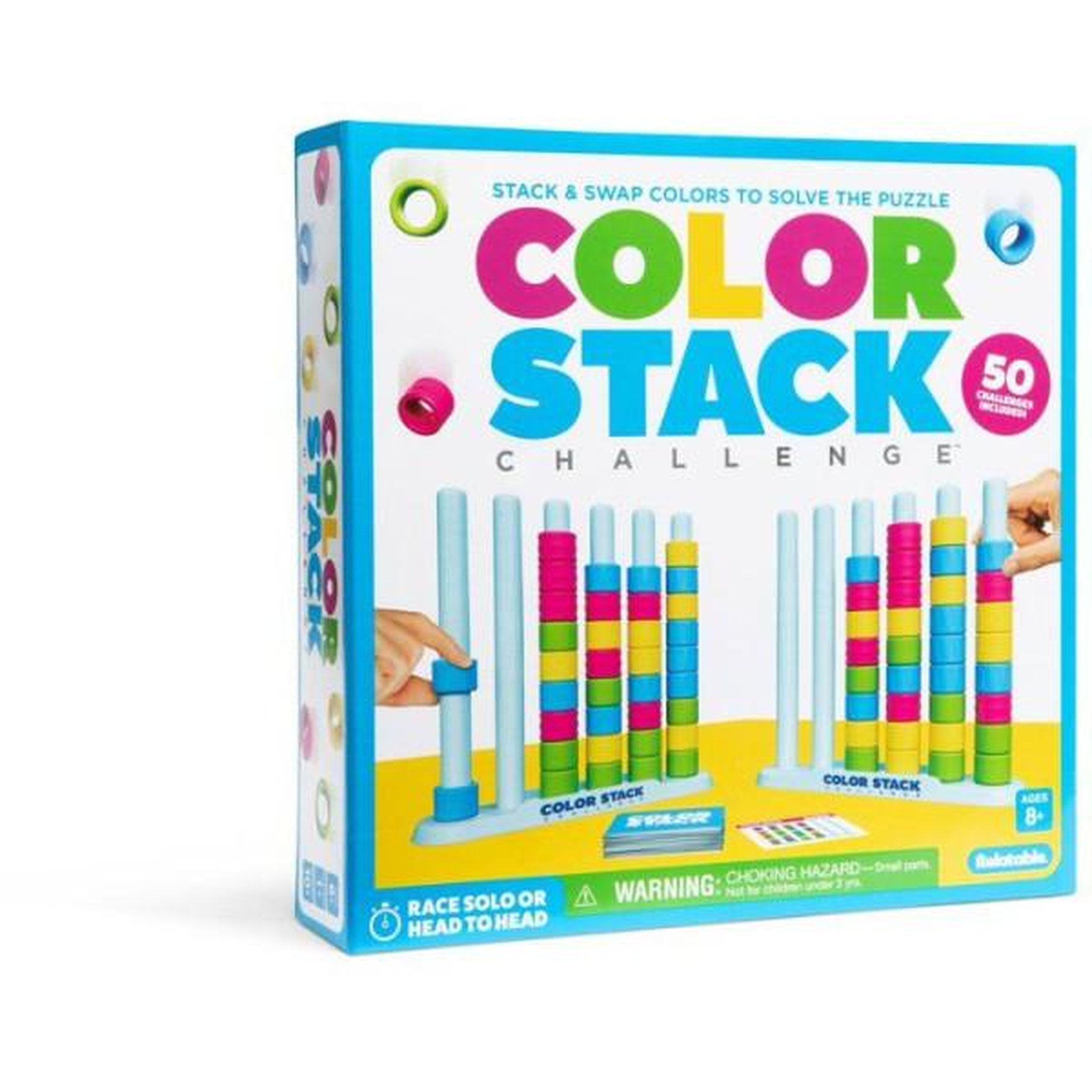 N/A Jeu de réflexion - Color Stack - Défis de rapidité - Mode solo et duel - Des 6 ans