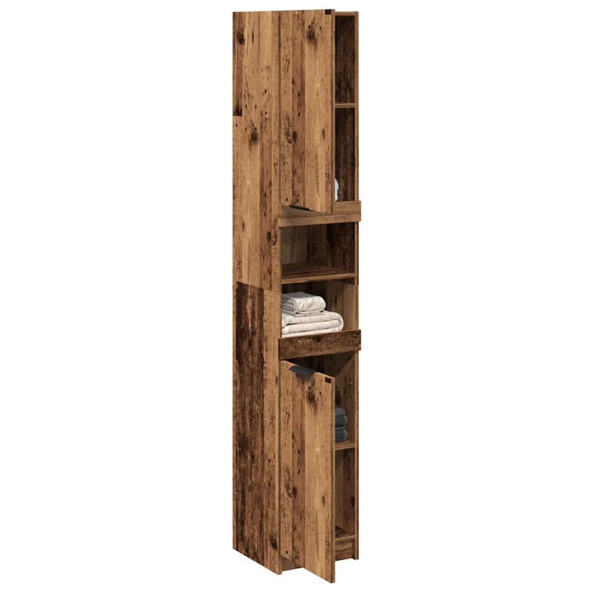 VIDAXL Armoire de salle de bain vieux bois bois d'ingenierie
