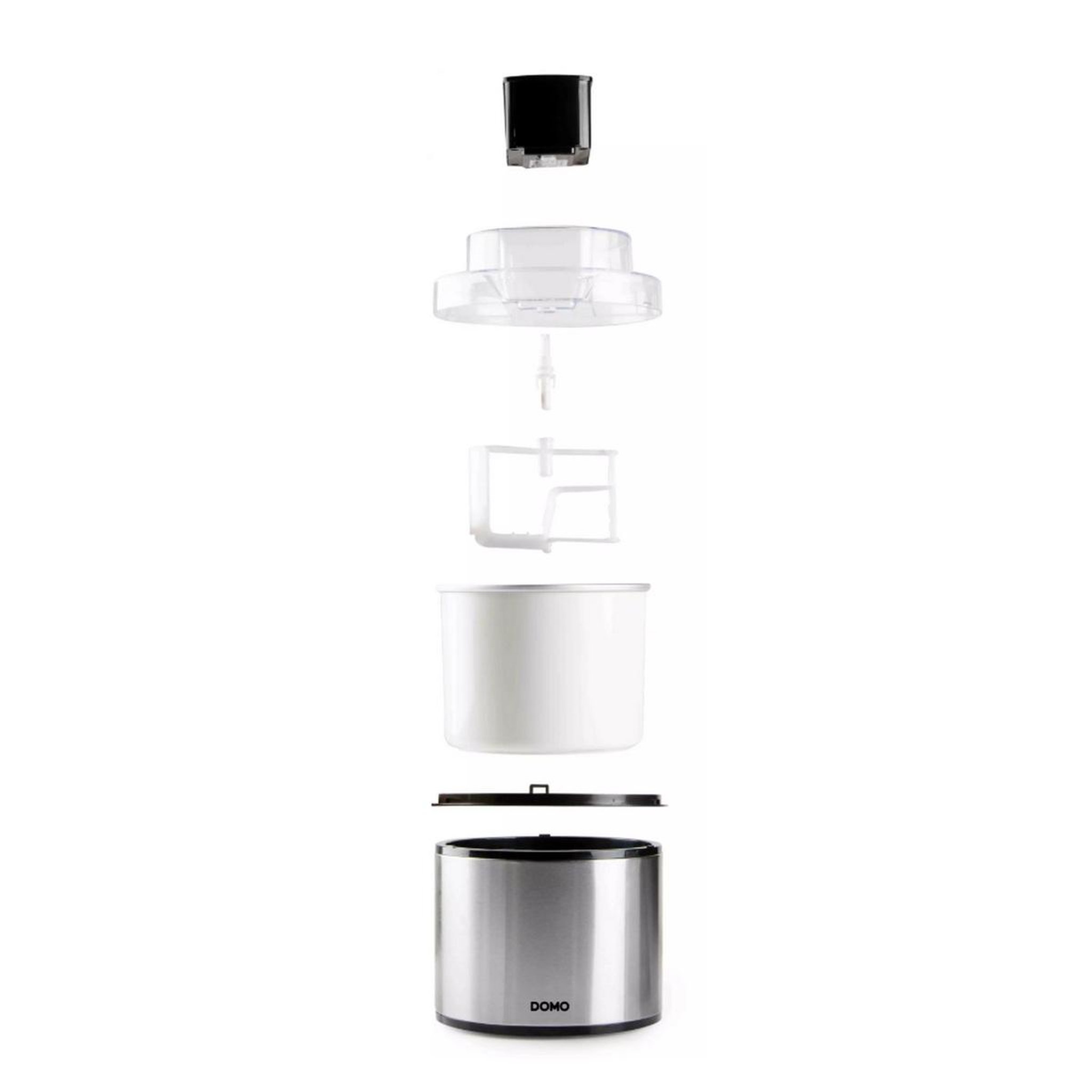 Voir la diapositive 4 : Domo Sorbetière 2l 12w acier - do9302i
