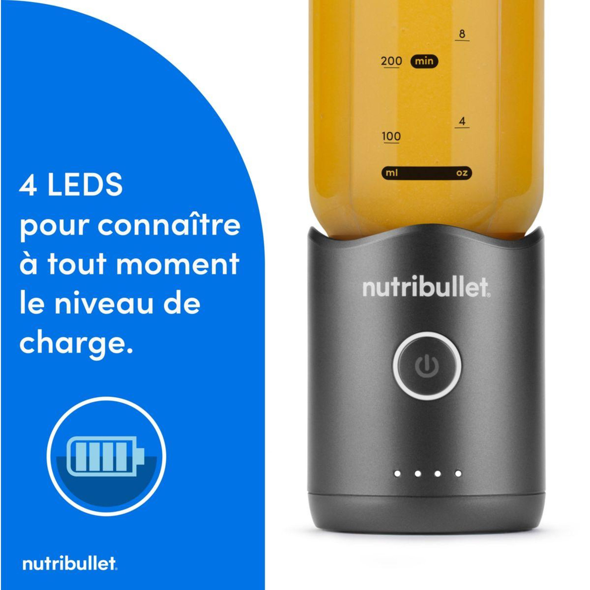 Voir la diapositive 4 : nutribullet Blender flex - gunmetal grey nbp013gm