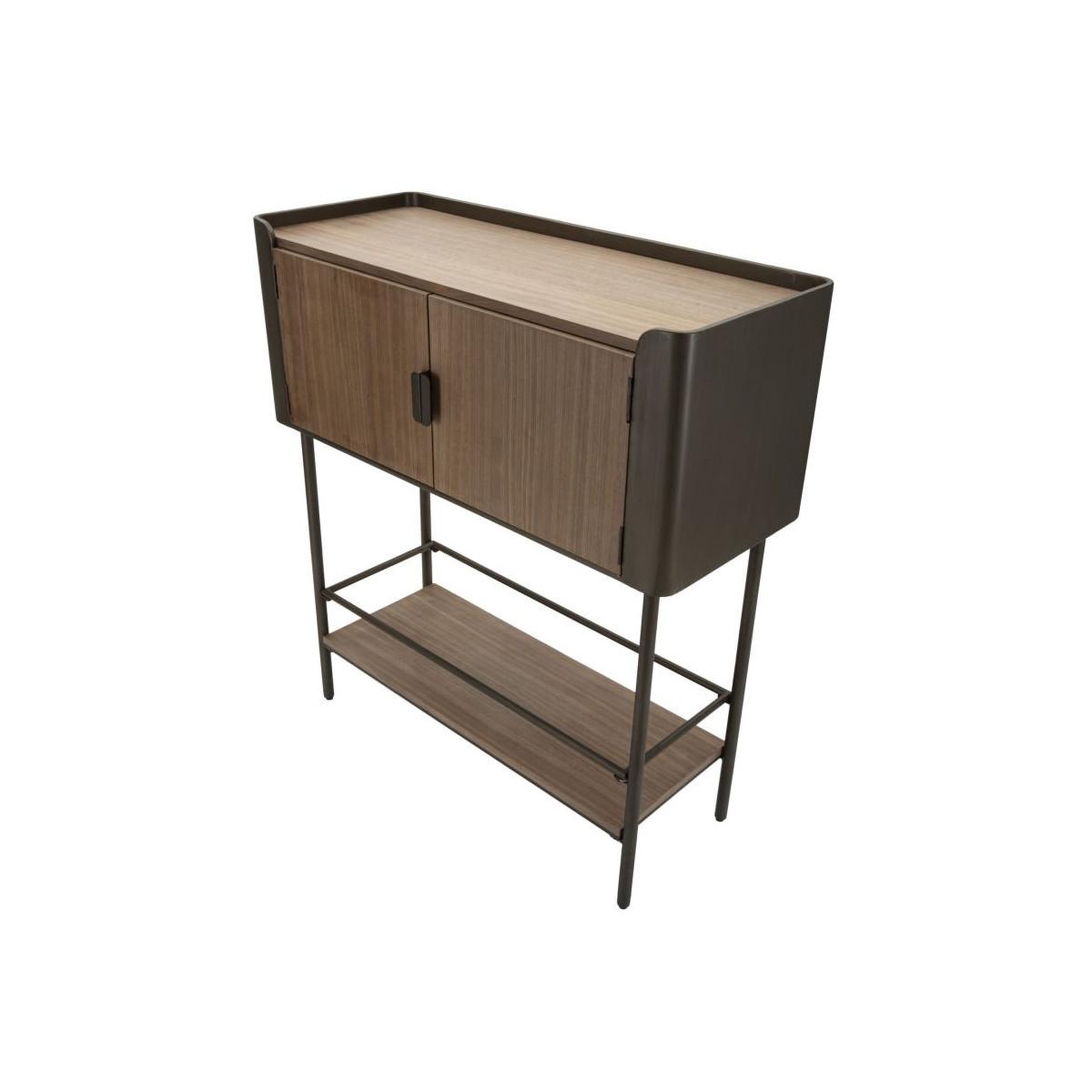 Voir la diapositive 4 : Paris Prix Console 2 portes en bois  toronto  110cm naturel