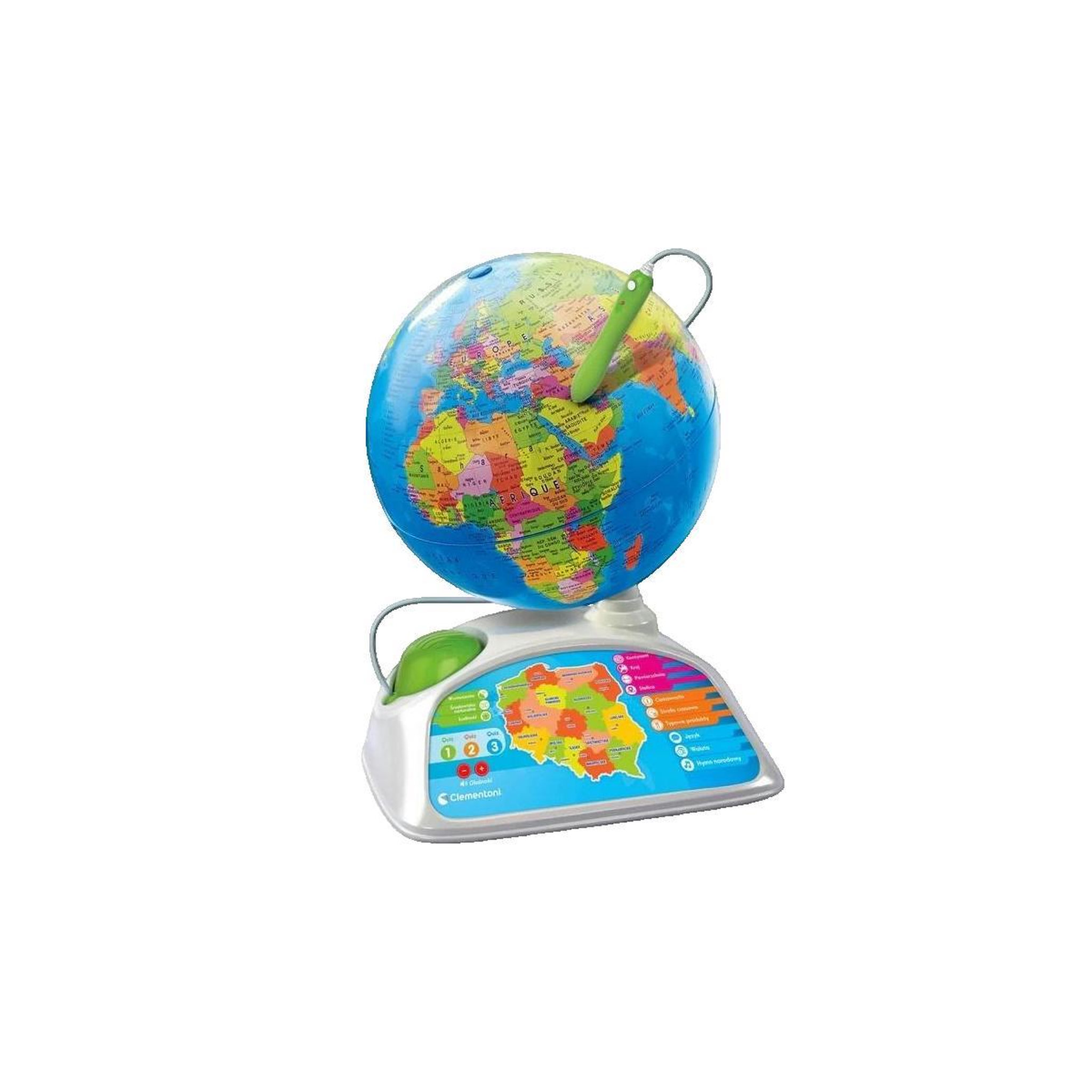 Voir la diapositive 2 : CLEMENTONI Jouet éducatif interactif Clementoni Eduglobos noir