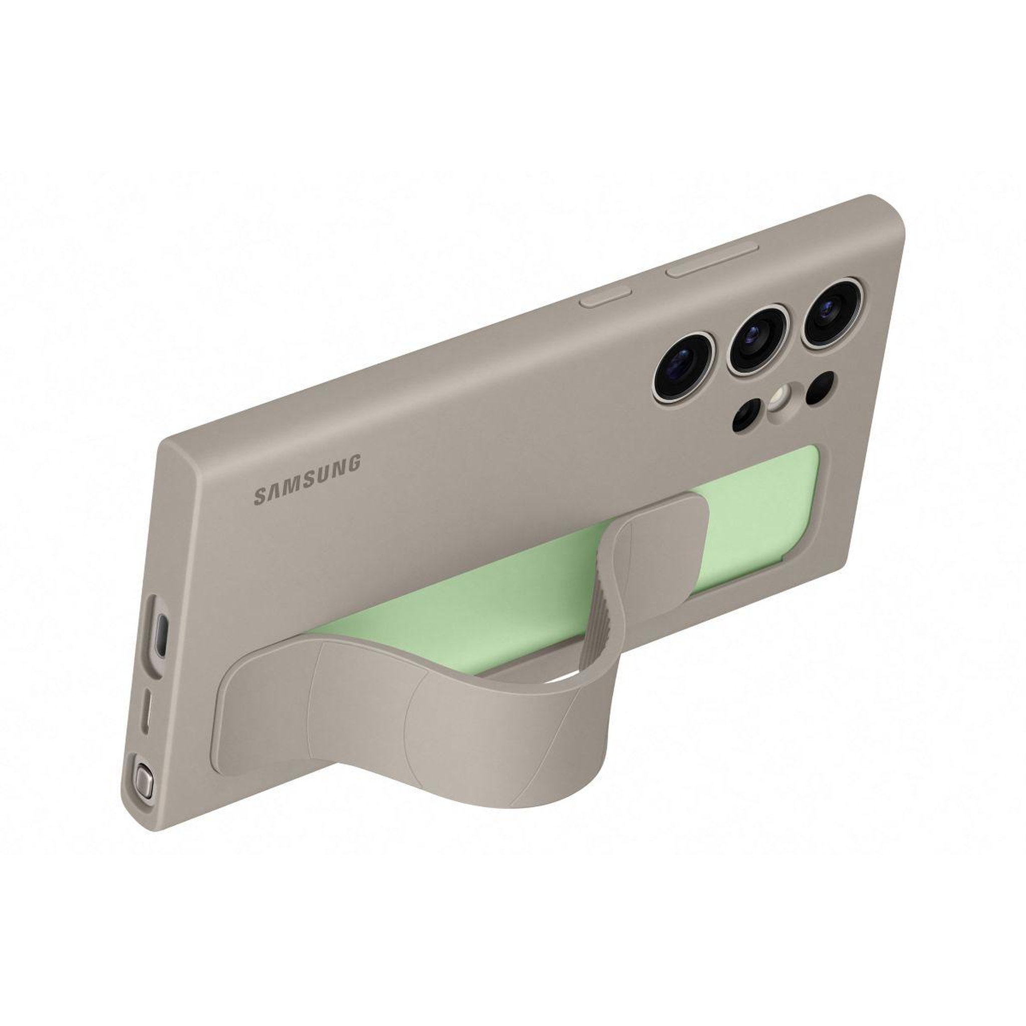 Voir la diapositive 2 : Samsung Coque Samsung S24 Ultra lanière taupe