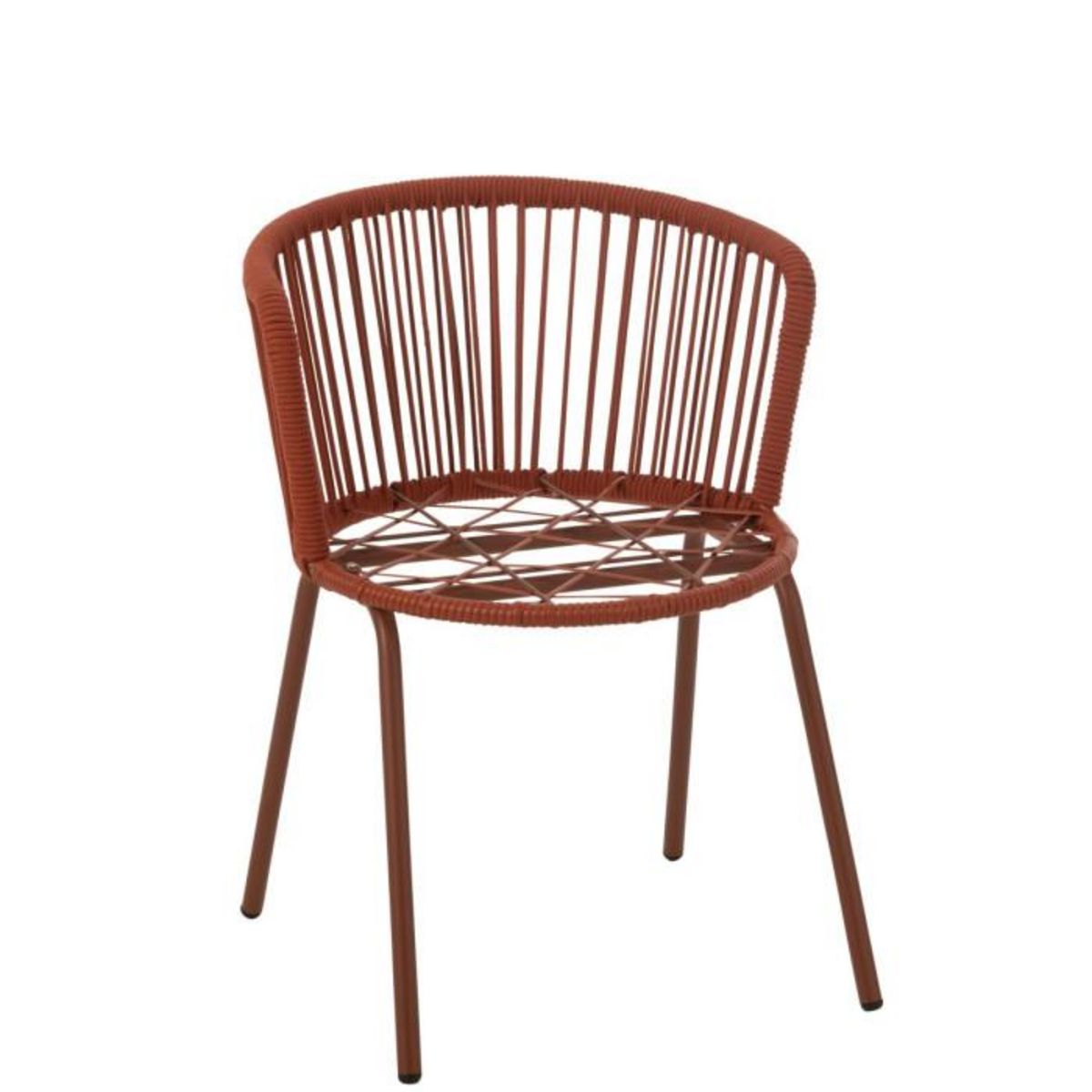 Paris Prix Chaise Design Corde  Toa  75cm Rouge