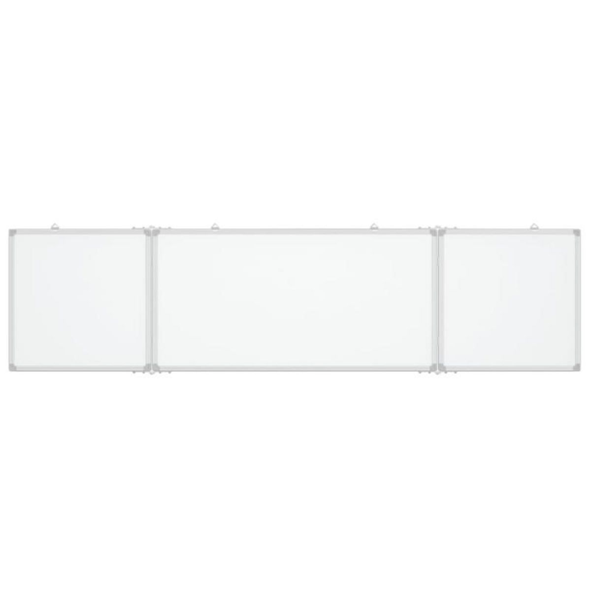 VIDAXL Tableau blanc magnétique pliable 200x50x1,7 cm aluminium