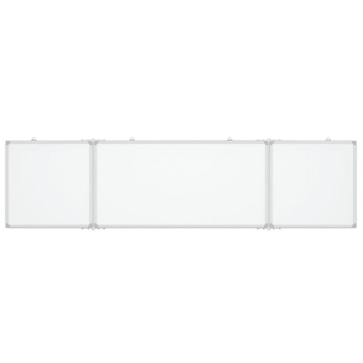 VIDAXL Tableau blanc magnétique pliable 200x50x1,7 cm aluminium