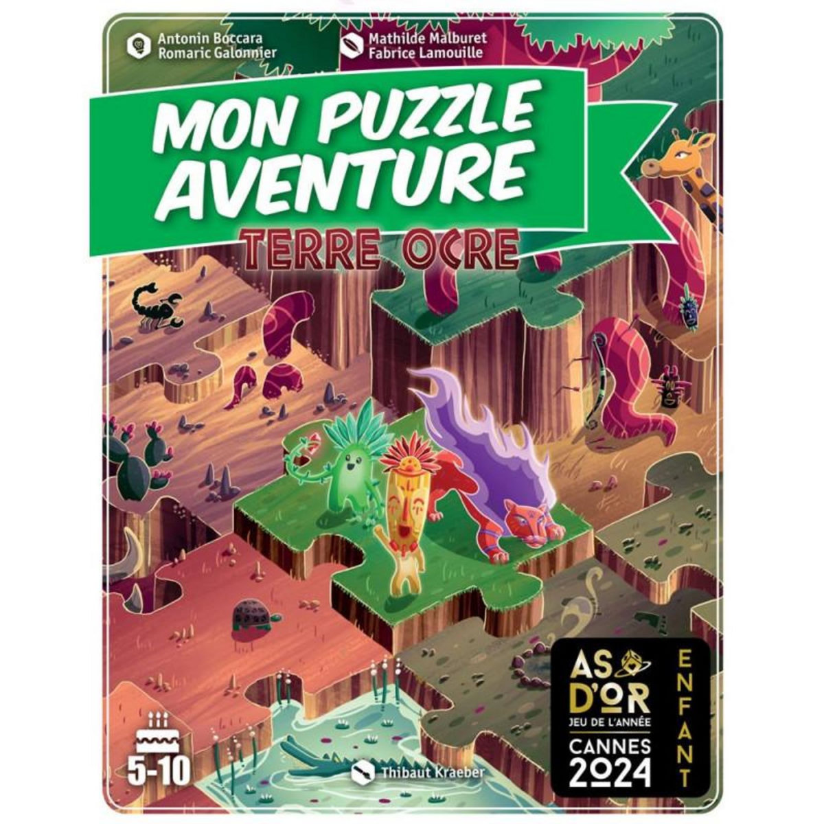 GAME FLOW Jeu d enquête Gameflow Mon Puzzle Aventure Voyage en Terre Ocre