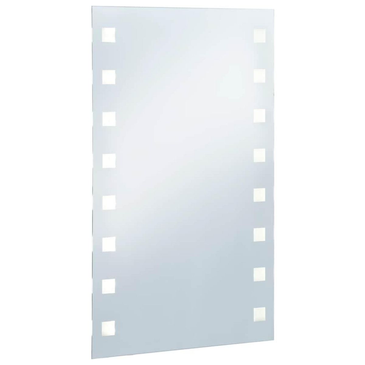 VIDAXL Miroir mural a LED pour salle de bains 60x100 cm