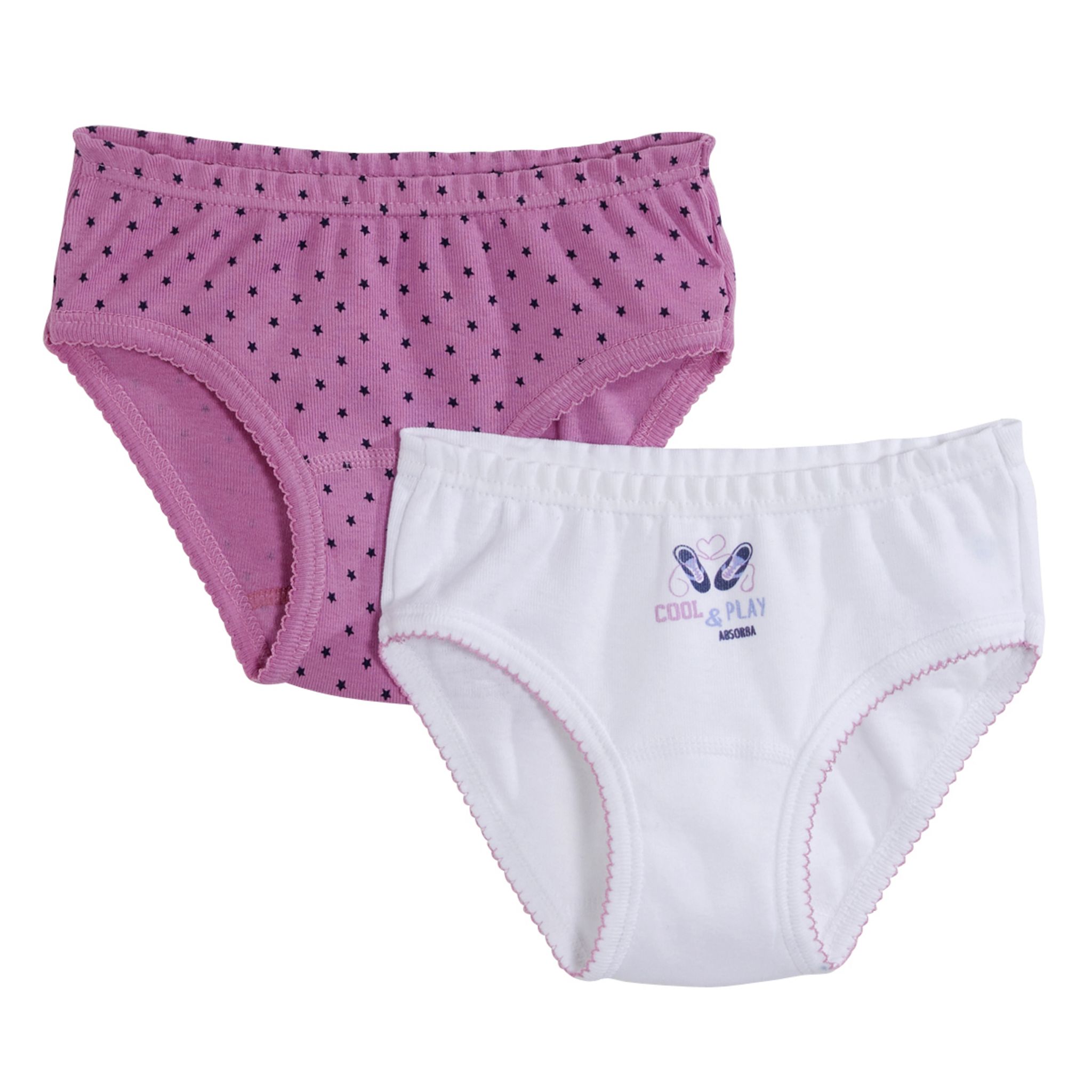 Lot Maillots + Culottes Filles 6-8 Ans - Marques Absorba & Mexx - Coton - Occasion Très Bon état