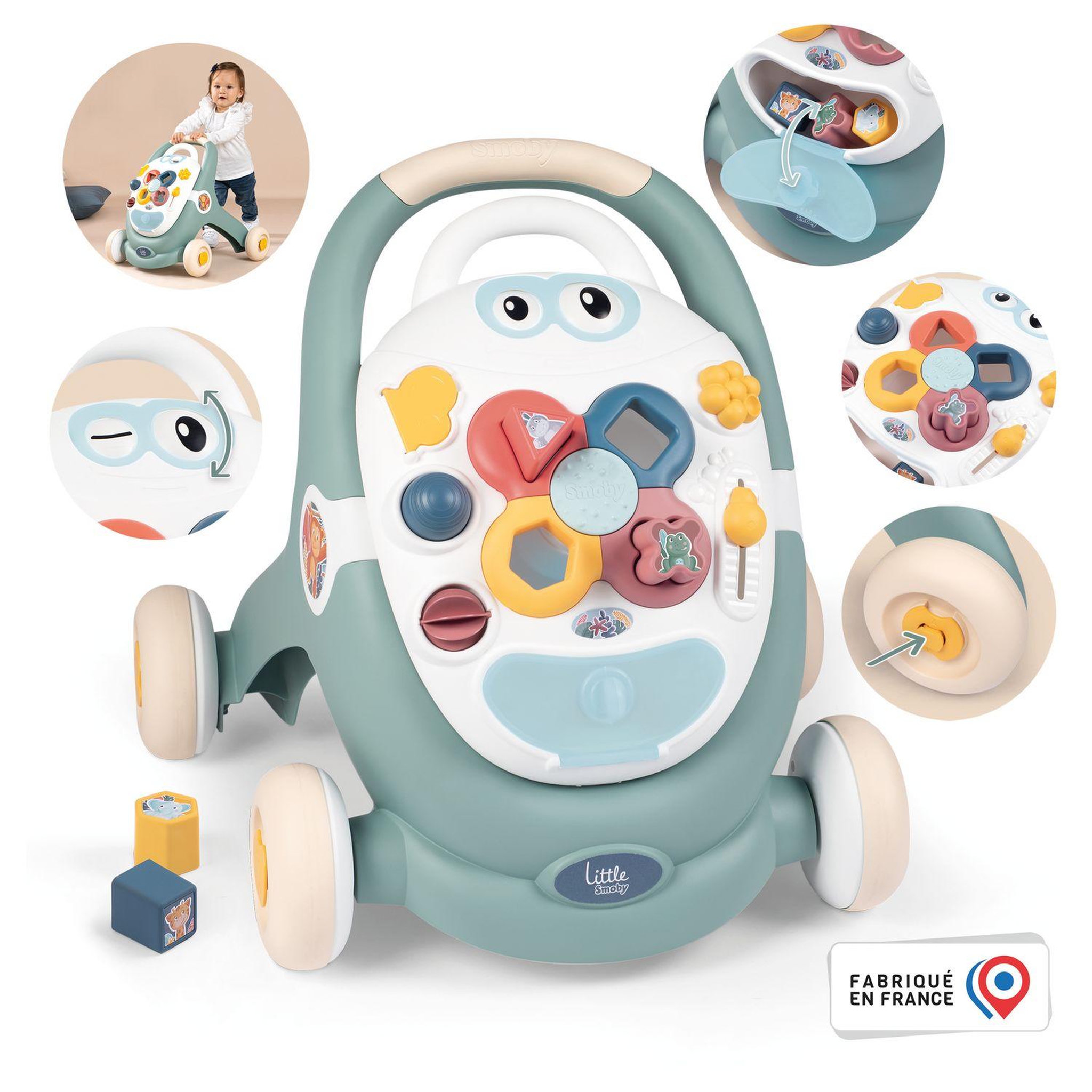 Voir la diapositive 3 : SMOBY Trotty 3 en 1 Little Smoby