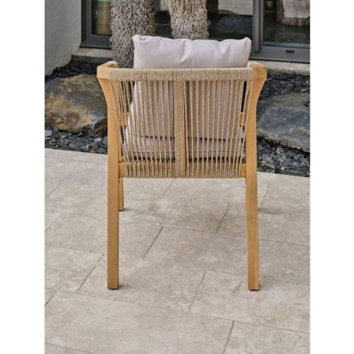 DCB GARDEN Lot de 2 fauteuils de jardin - DCB GARDEN - Serena-FT