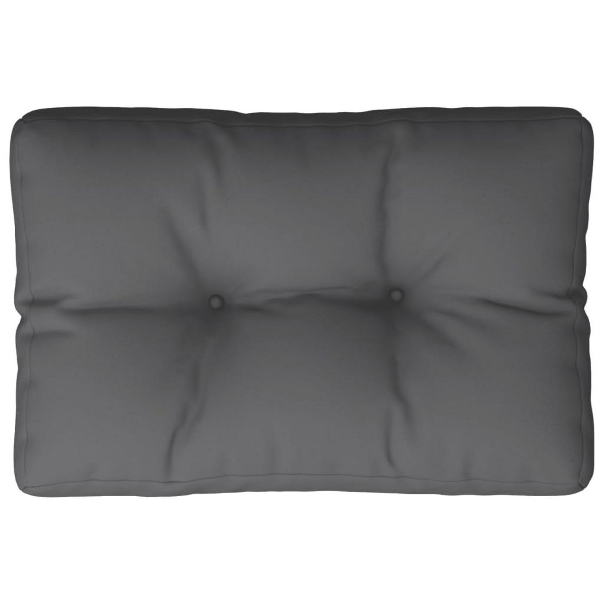 VIDAXL Coussin de palette anthracite 50x40x12 cm tissu