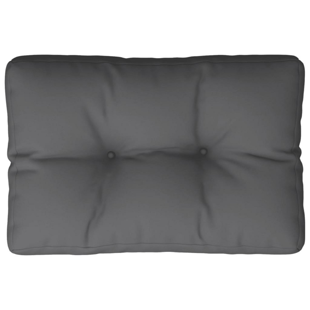 VIDAXL Coussin de palette anthracite 50x40x12 cm tissu