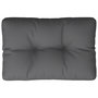 Voir la diapositive 2 : VIDAXL Coussin de palette anthracite 50x40x12 cm tissu