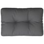 Voir la diapositive 2 : VIDAXL Coussin de palette anthracite 50x40x12 cm tissu