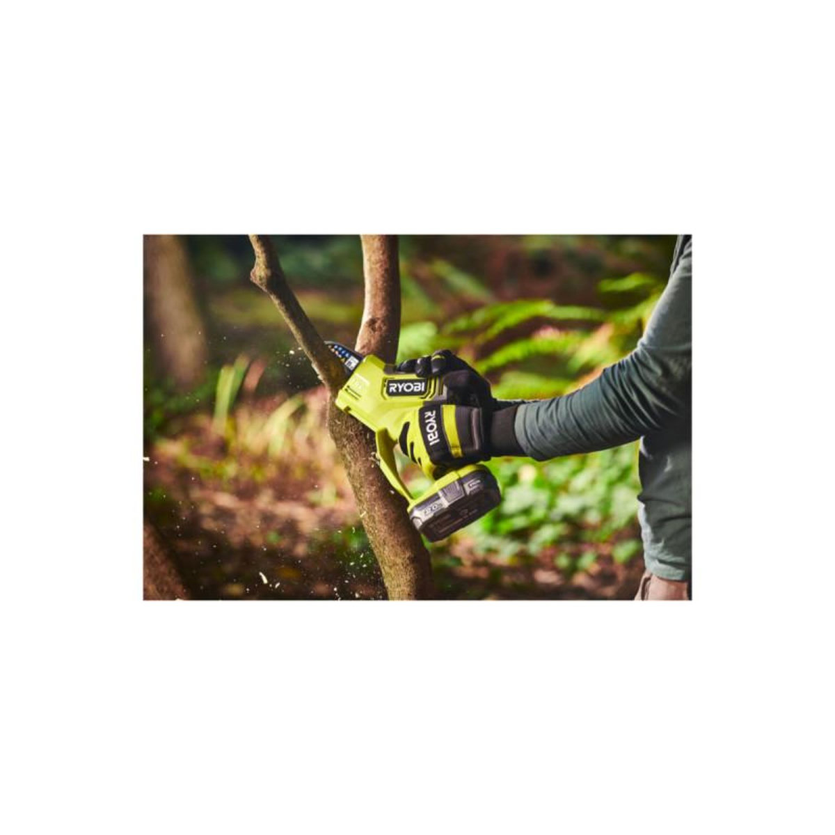 Ryobi Élagueur à main RYOBI - RY18PSX10A-120 - 18V One+ Brushless - 1 batterie 2,0 Ah - 1 chargeur