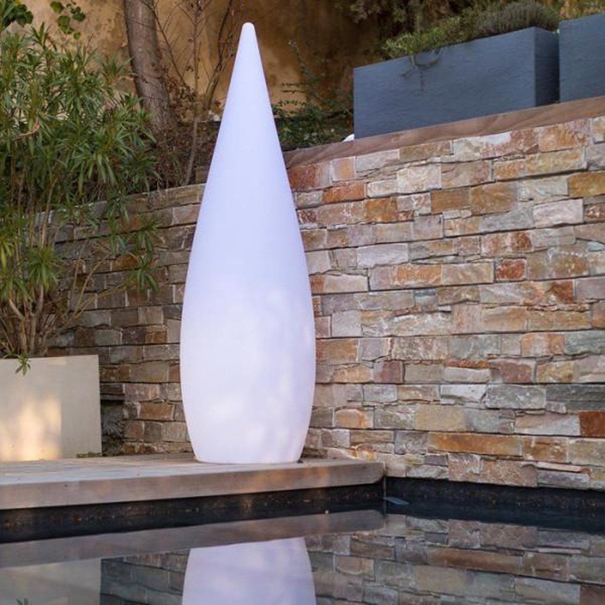 Voir la diapositive 4 : Lumisky Lampe led lampadaire sans fil goutte led multicolo
