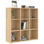 Voir la diapositive 3 : VIDAXL Bibliotheque chene sonoma 98x29x97,5 cm bois d'ingenierie