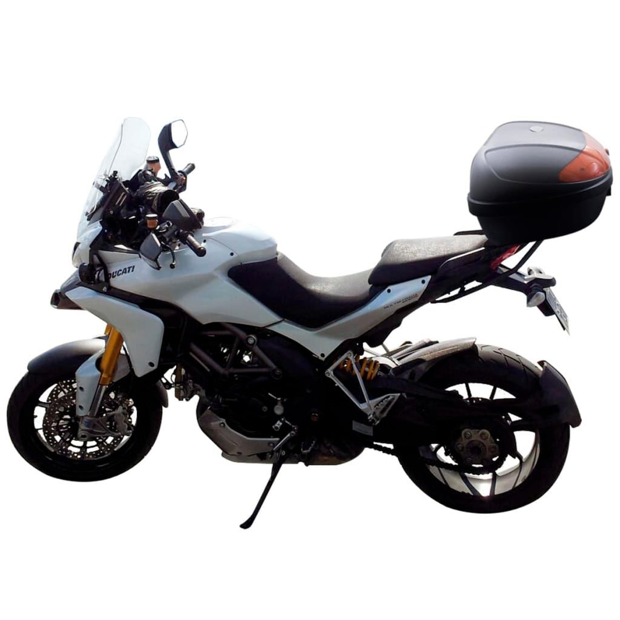 Voir la diapositive 3 : VIDAXL Boîte de moto 72 l pour 2 casques