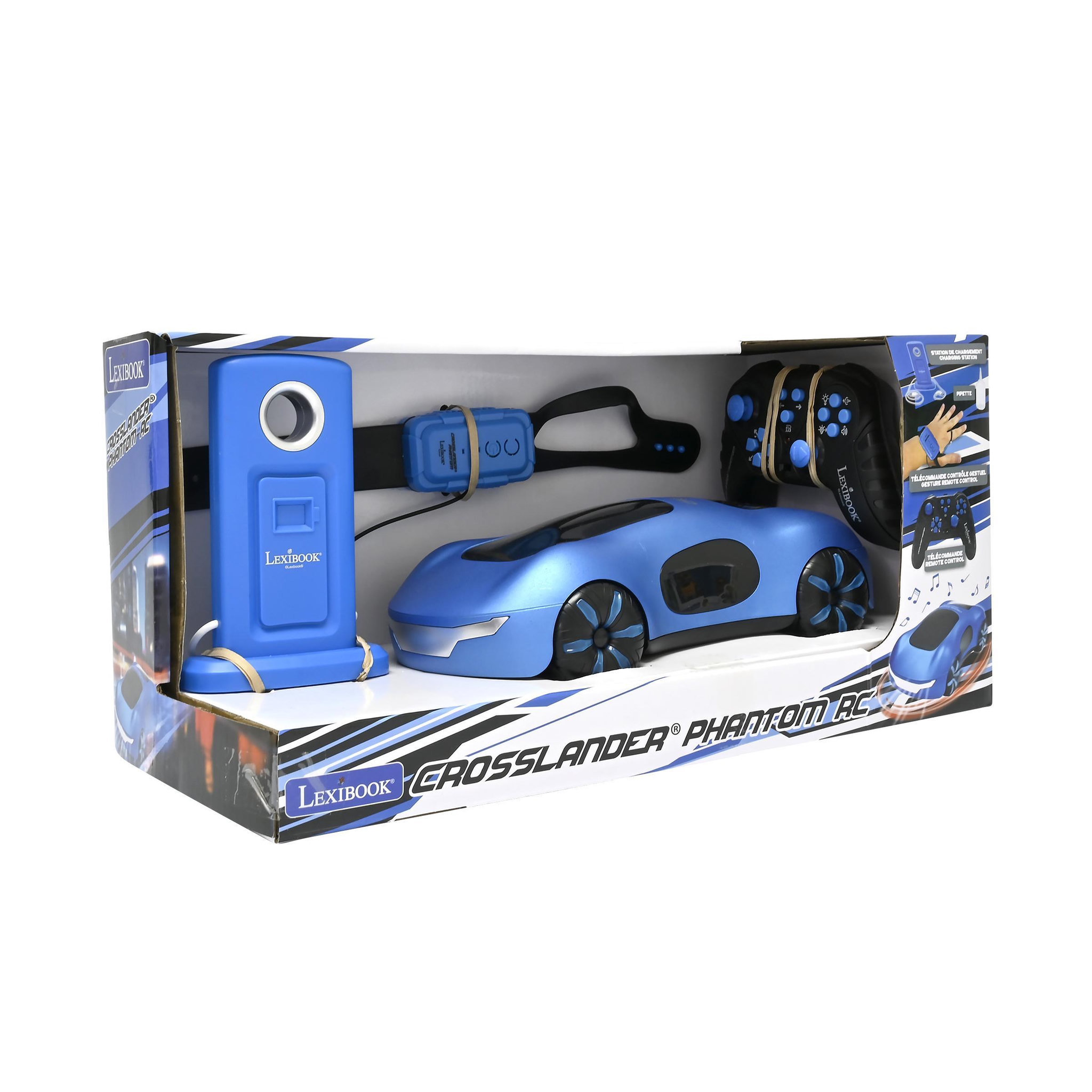 Voir la diapositive 5 : Lexibook Crosslander Phantom - Voiture radiocommandée rechargeable et programmable