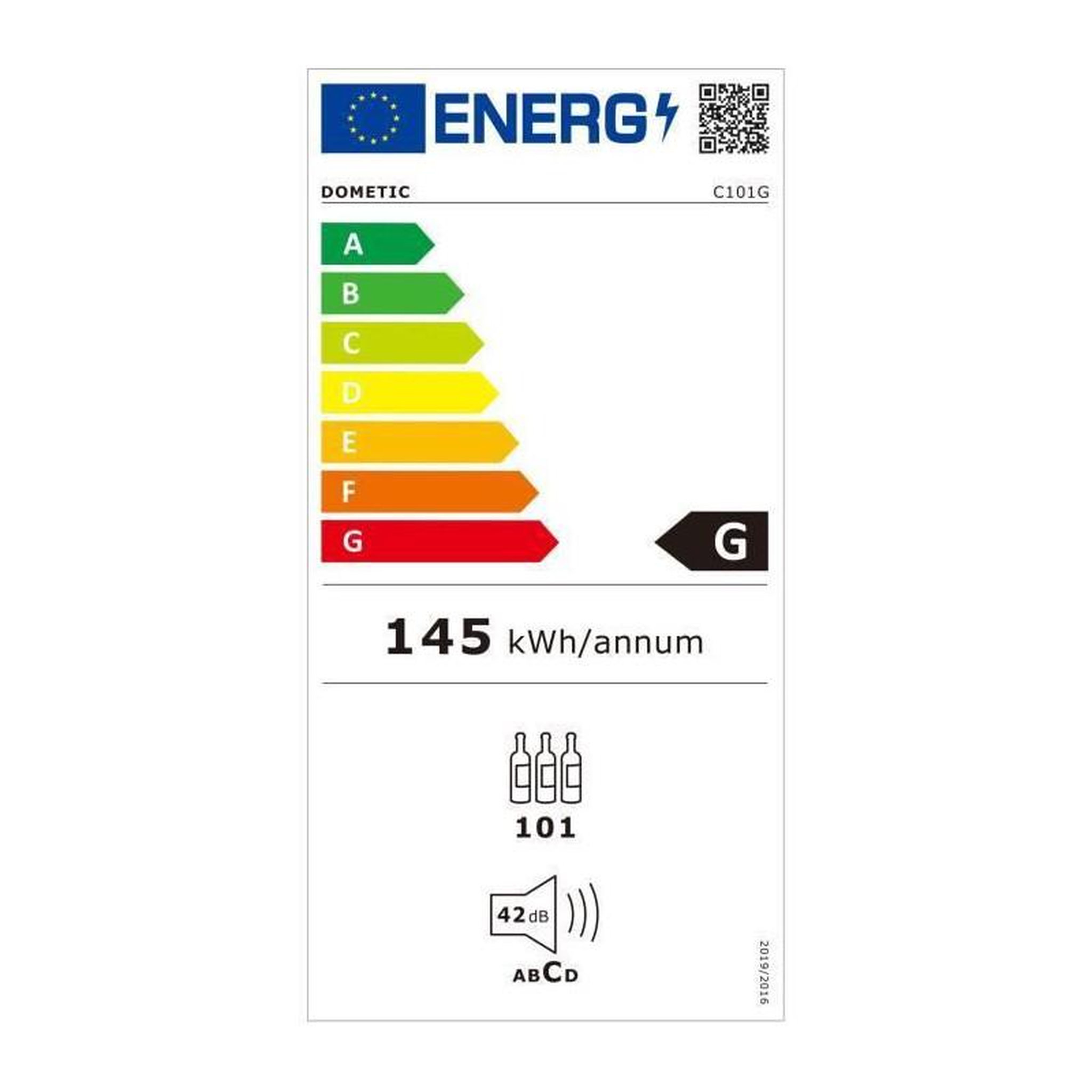 Voir la diapositive 4 : DOMETIC Cave à vin de service 101 bouteilles - c101g