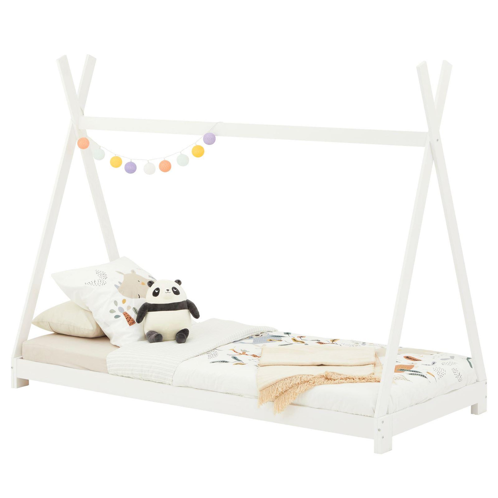 Voir la diapositive 1 : IDIMEX Lit enfant tipi ELIN, 90 x 190 cm en pin massif