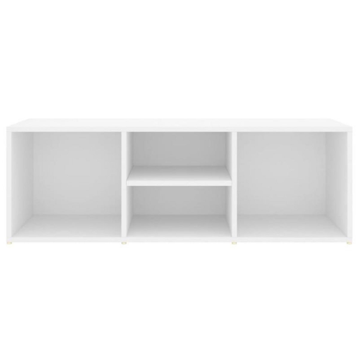 VIDAXL Banc à chaussures Blanc 105x35x35 cm Aggloméré