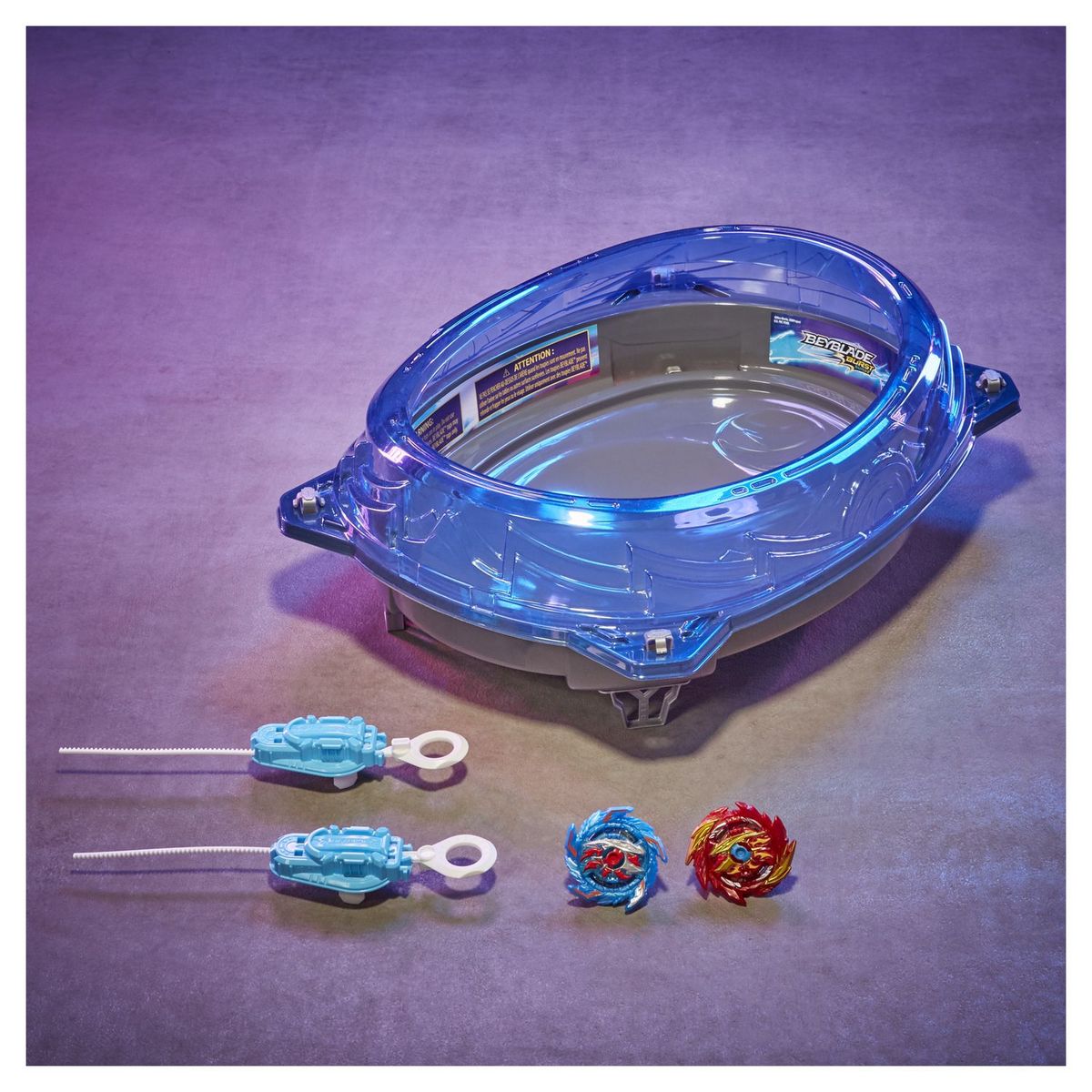 HASBRO Beyblade Burst surge SpeedStorm - Set de combat/Arène K.O. électrique