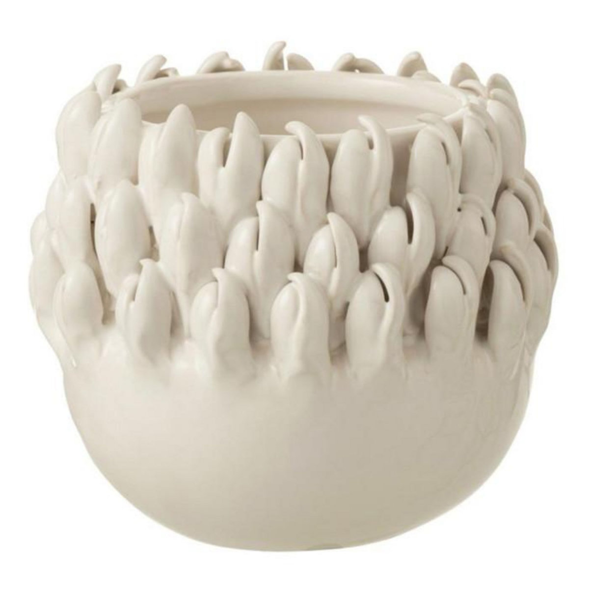 Paris Prix Cache-Pot  Ibiza Céramique  13cm Blanc