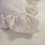 Voir la diapositive 3 : COTE DECO Housse de couette 240x220 FALBALA beige + 2 taies à volants