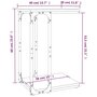 Voir la diapositive 6 : VIDAXL Table d'appoint Chene marron 40x30x60 cm Bois d'ingenierie