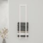 Voir la diapositive 3 : VIDAXL Porte-serviette Blanc 23x18x110 cm Bois de pin massif