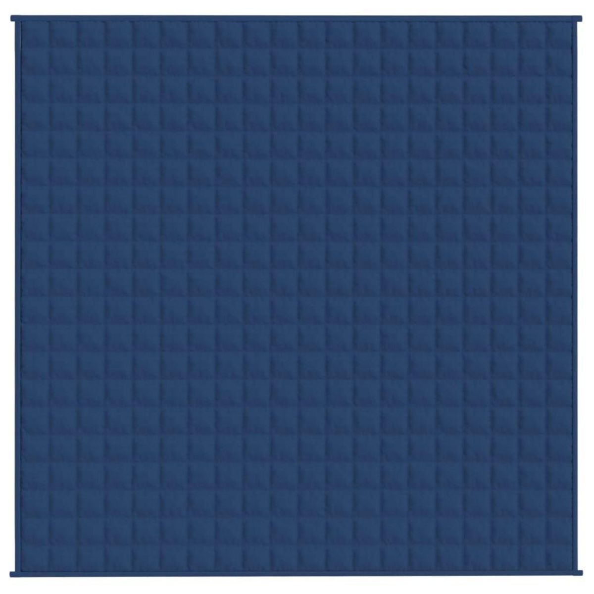 VIDAXL Couverture lestee Bleu 200x200 cm 9 kg Tissu