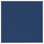Voir la diapositive 3 : VIDAXL Couverture lestee Bleu 200x200 cm 9 kg Tissu
