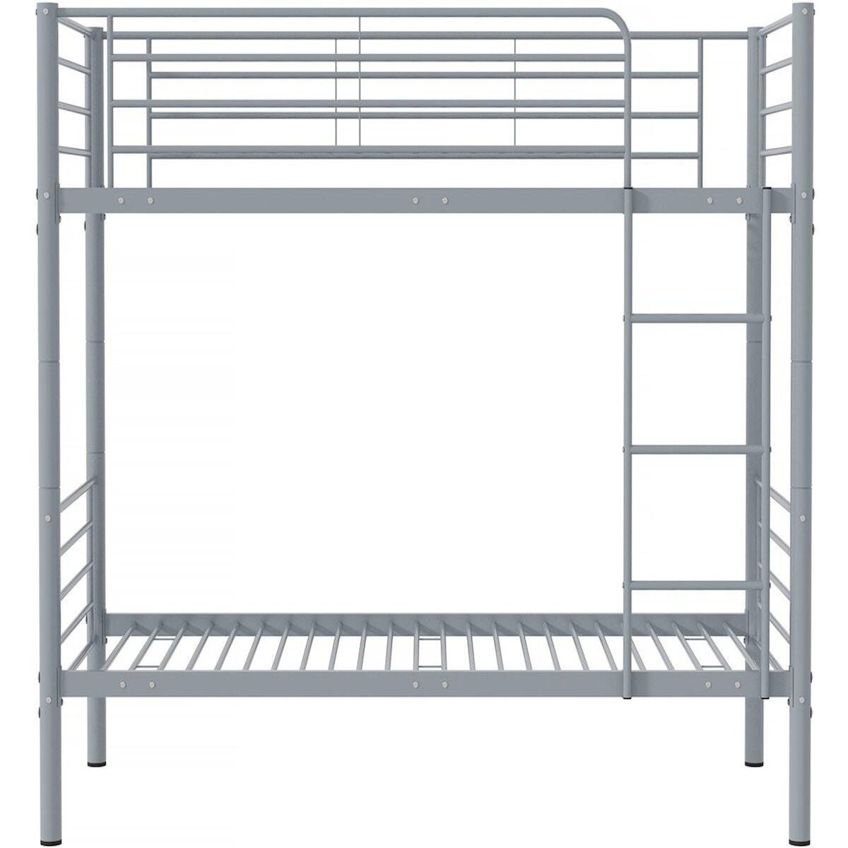 Habitat et Jardin Lit superposé  ADAM  -  90 x 190 cm - Métal - Gris