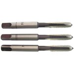 TIVOLY Lot de 3 tarauds métal, Diam.4 mm TIVOLY