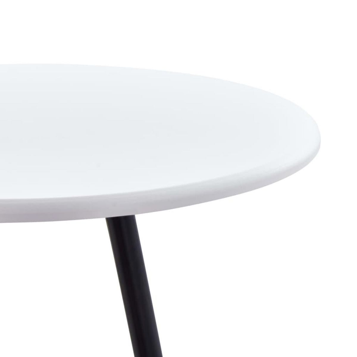 VIDAXL Table de bar Blanc 60 x 107,5 cm MDF