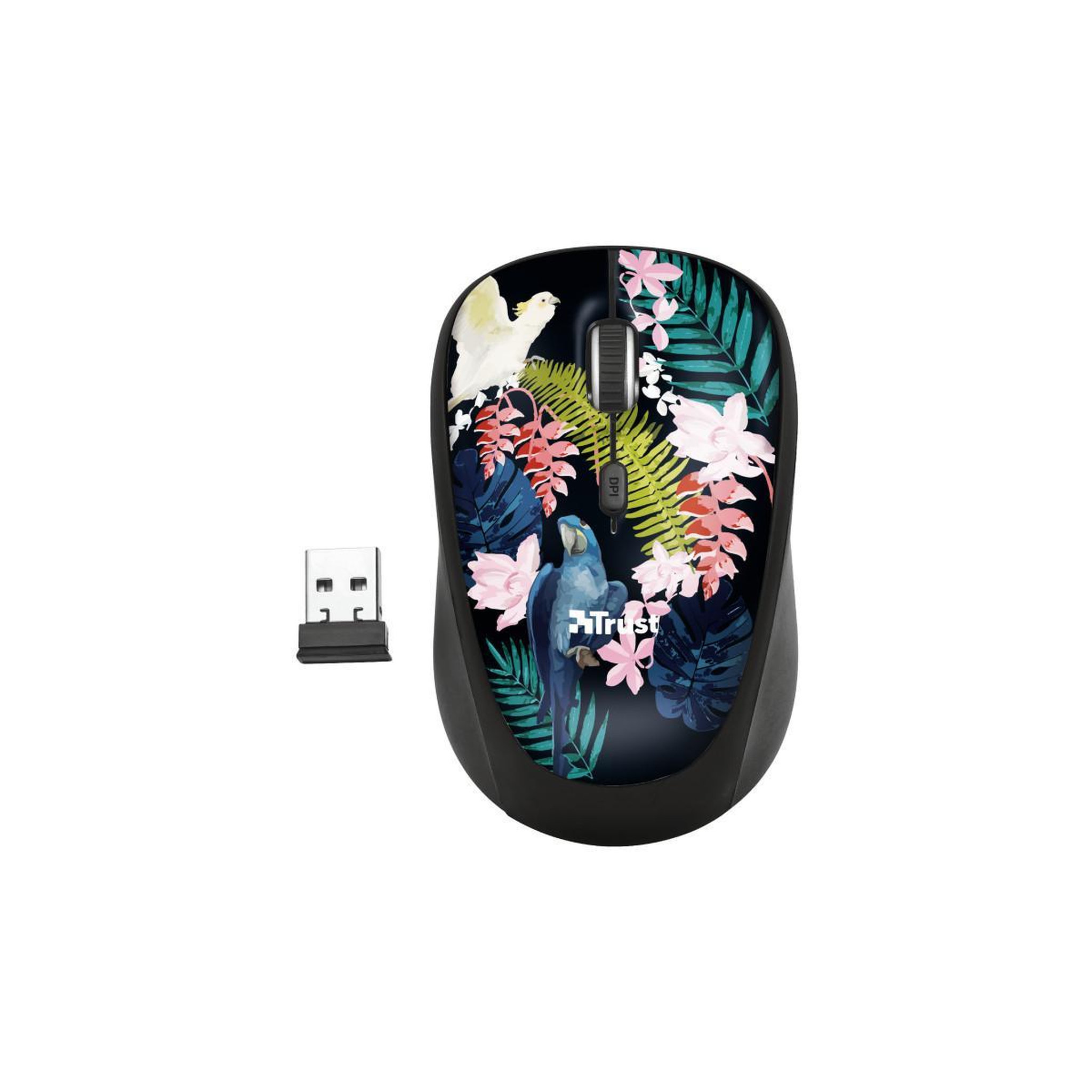 Voir la diapositive 3 : Trust Trust yvi souris ambidextre rf sans fil optique 1600 dpi