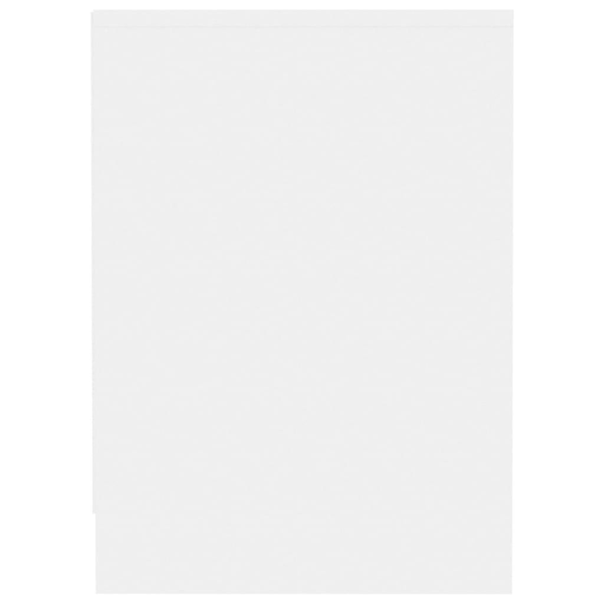 Voir la diapositive 4 : VIDAXL Meuble TV Blanc 102x37,5x52,5 cm Bois d'ingenierie