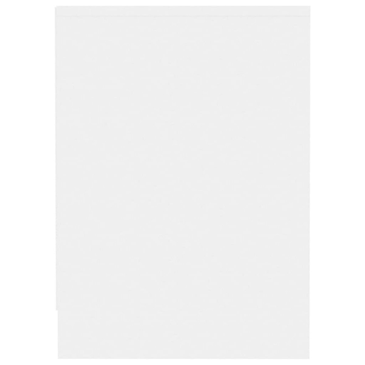 VIDAXL Meuble TV Blanc 102x37,5x52,5 cm Bois d'ingenierie